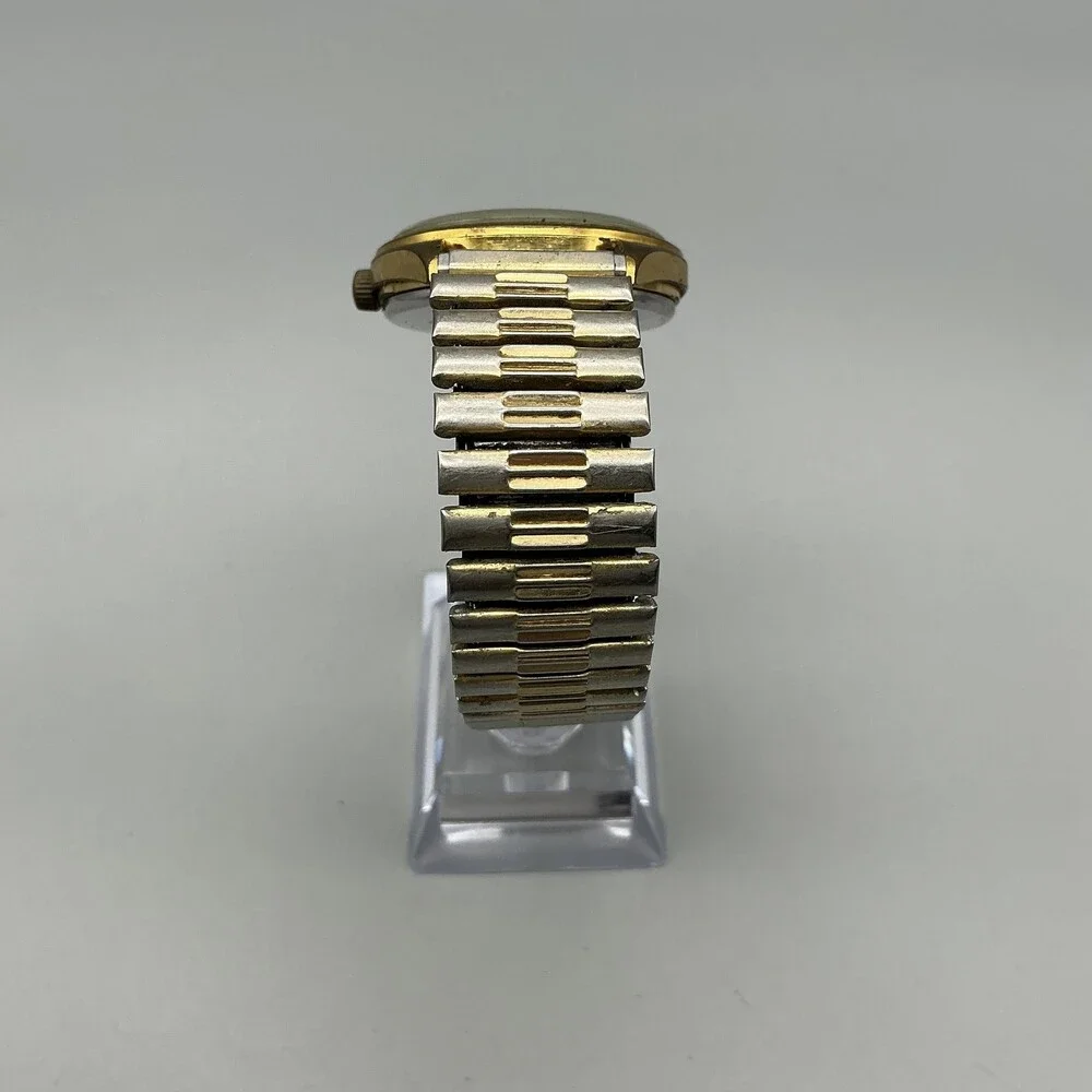 Vintage Benrus Mens Watch 35mm 1940's Manual Wind NON Wokring For Parts
